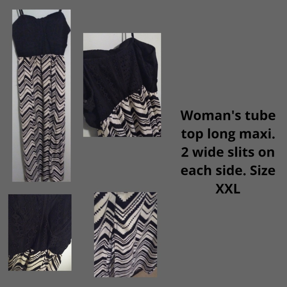 Tube top maxi